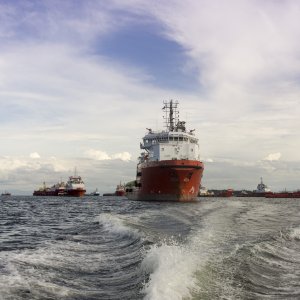 EXECUTIVE PRIDE AT ANCHOR