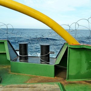 DSV AVIANNA ANTI-PIRACY MEASURES ON DECK