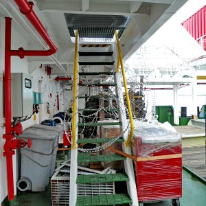 DSV AVIANNA ANTI-PIRACY MEASURES ON DECK