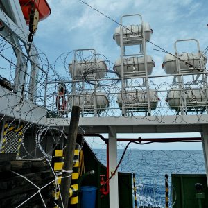 DSV AVIANNA ANTI-PIRACY MEASURES ON DECK
