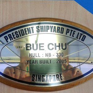 BUE CHU SHIPYARD PLATE-БИЮИ ЧУ