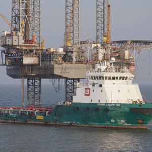 BOURBON LIBERTY 203 working offshore