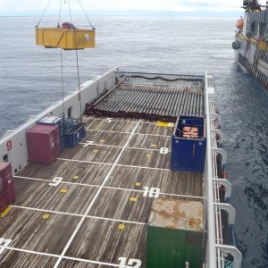 SEA TURBOT @OFFSHORE CARGO OPS