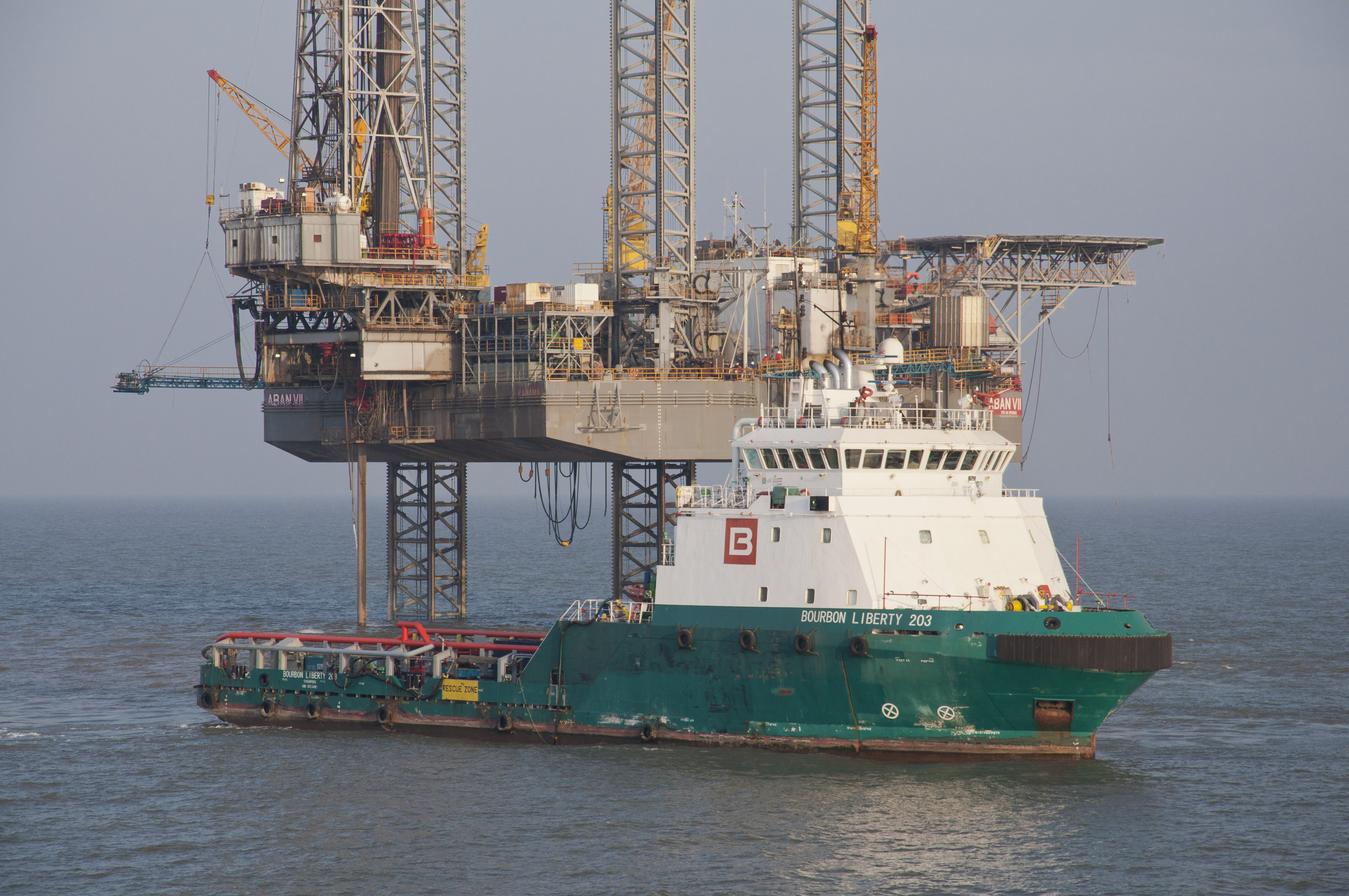 BOURBON LIBERTY 203 working offshore