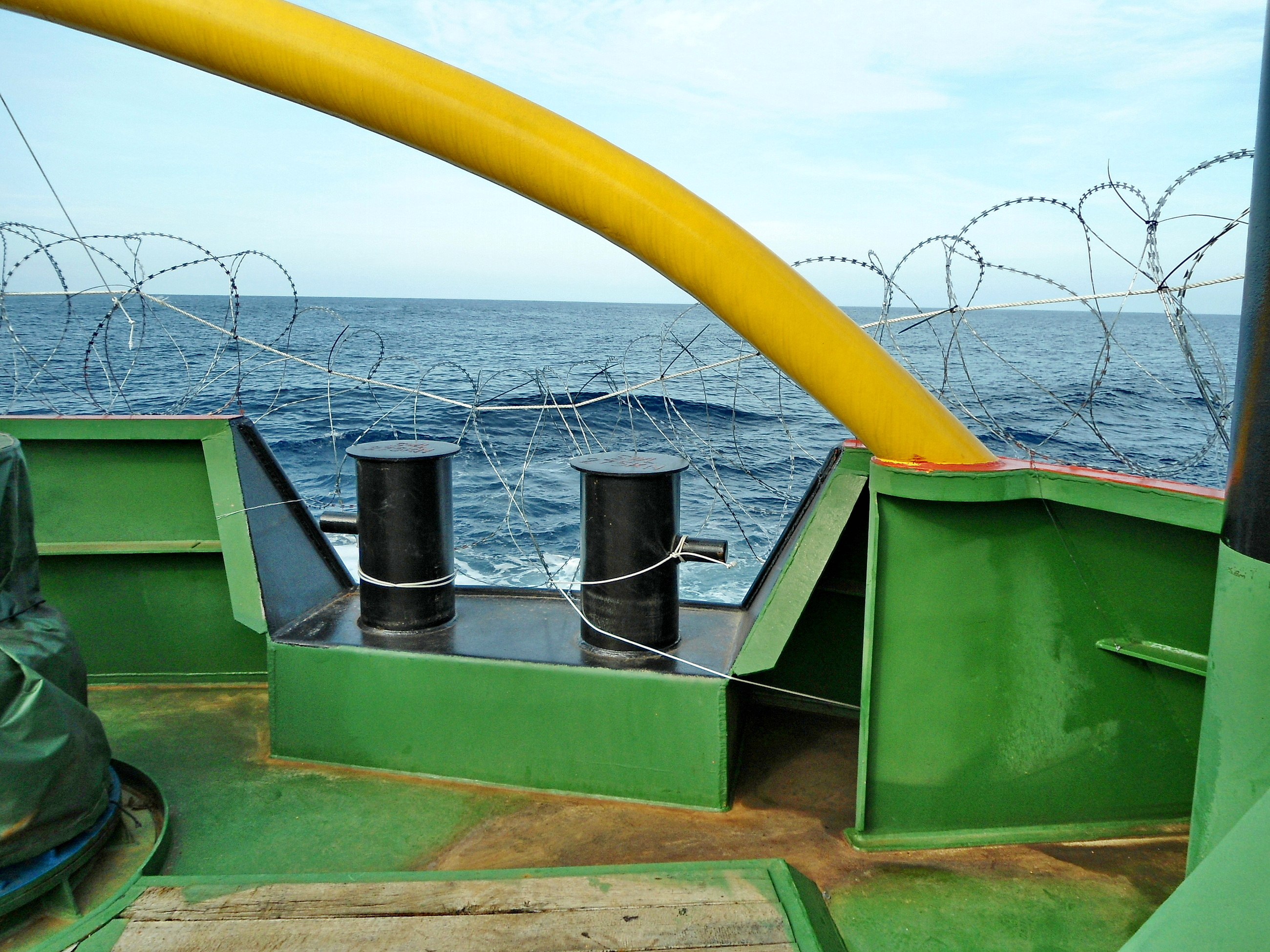 DSV AVIANNA ANTI-PIRACY MEASURES ON DECK